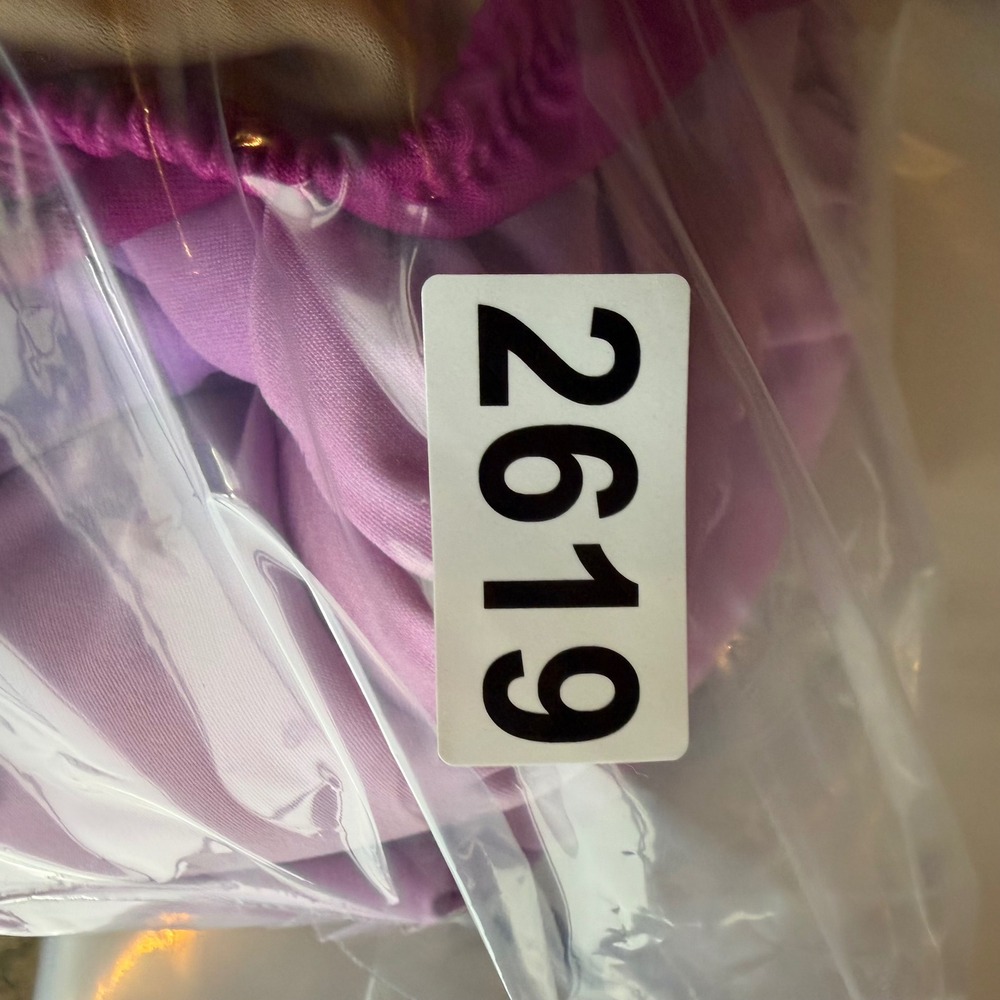 Lands End SlenderSuit Grecian One Piece
Swimsuit Purple Ombre On Ruched 16 DDD - Picture 7 of 7